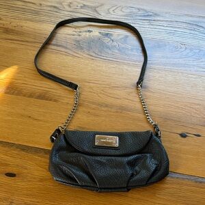 Nine West Textured Black Crossbody Bag